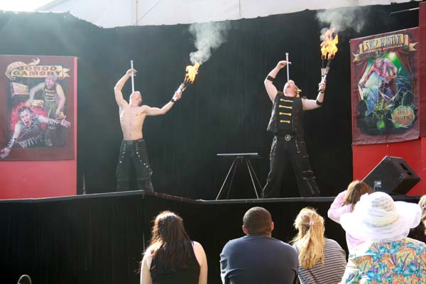 sword swallowing Royal Adelaide Show 2011